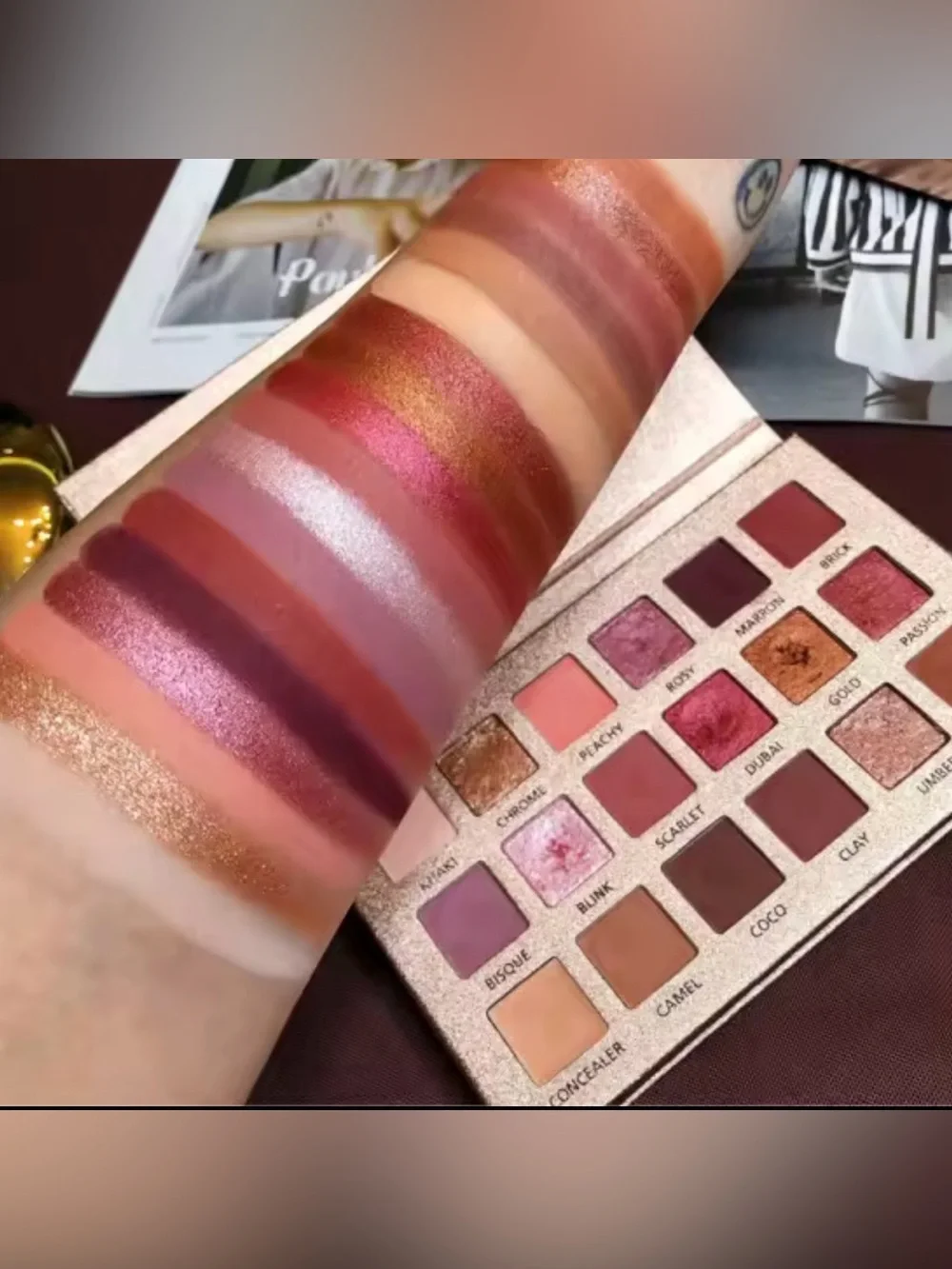 Kohl's Neutral, Pink & Gold Eyeshadow Palette